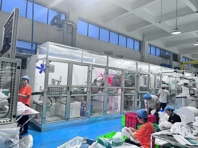 Effortless Installation of Baby Diaper Making Production Line